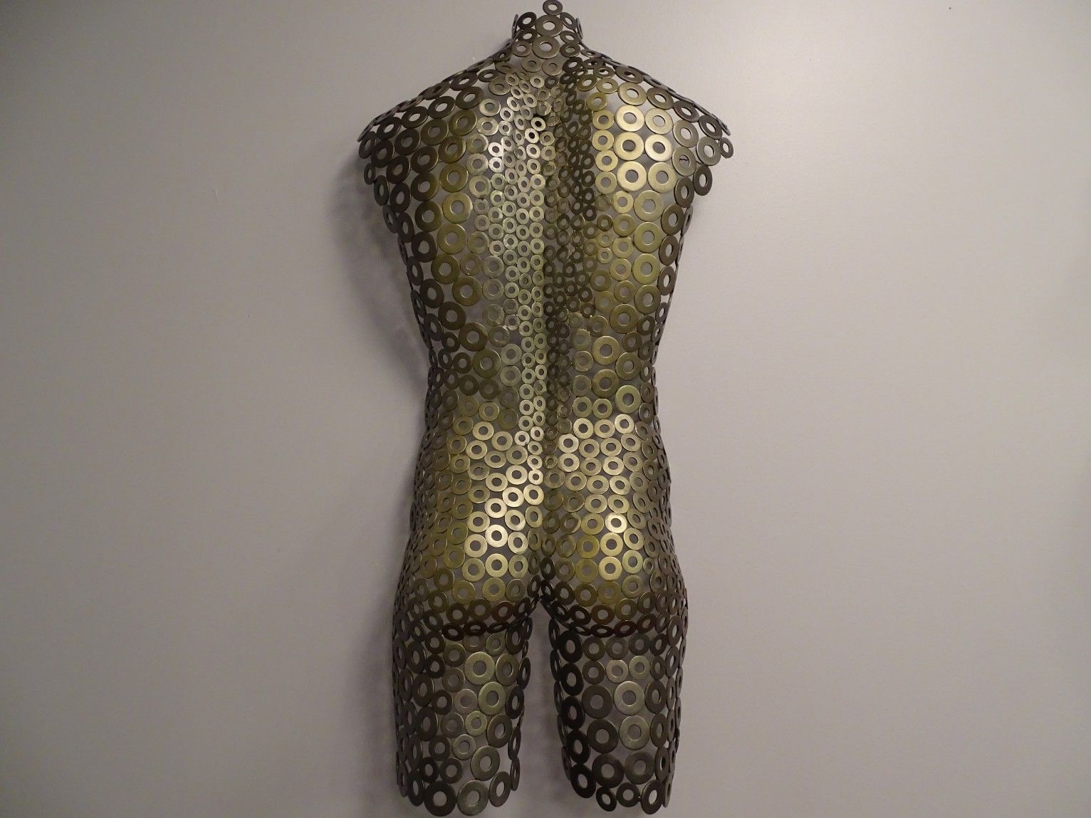 sculptural wall decor in The Cosmetic Concierge office
