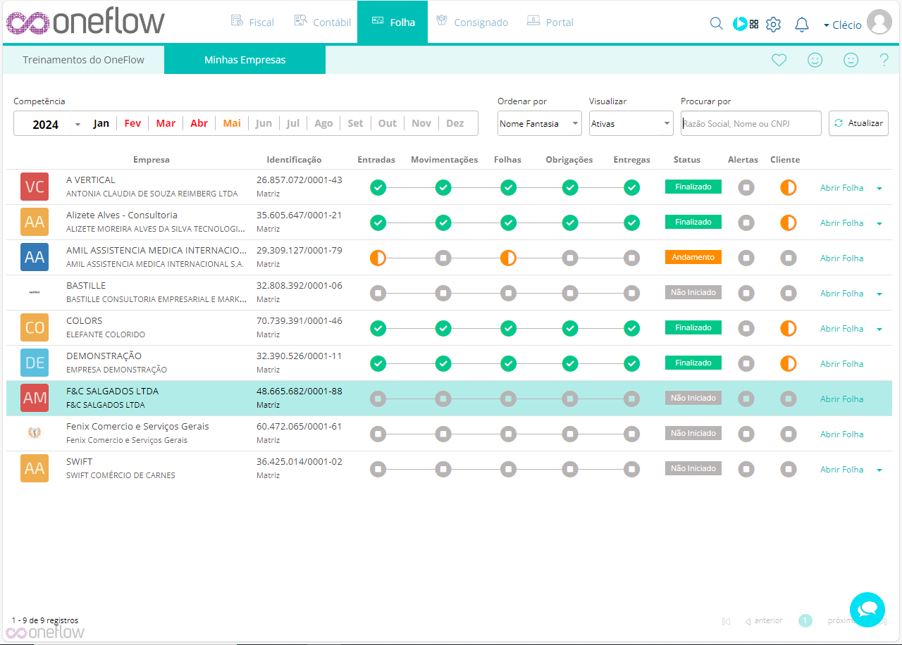 Serviços Fiscais | OneFlow | São Paulo, Brasil
