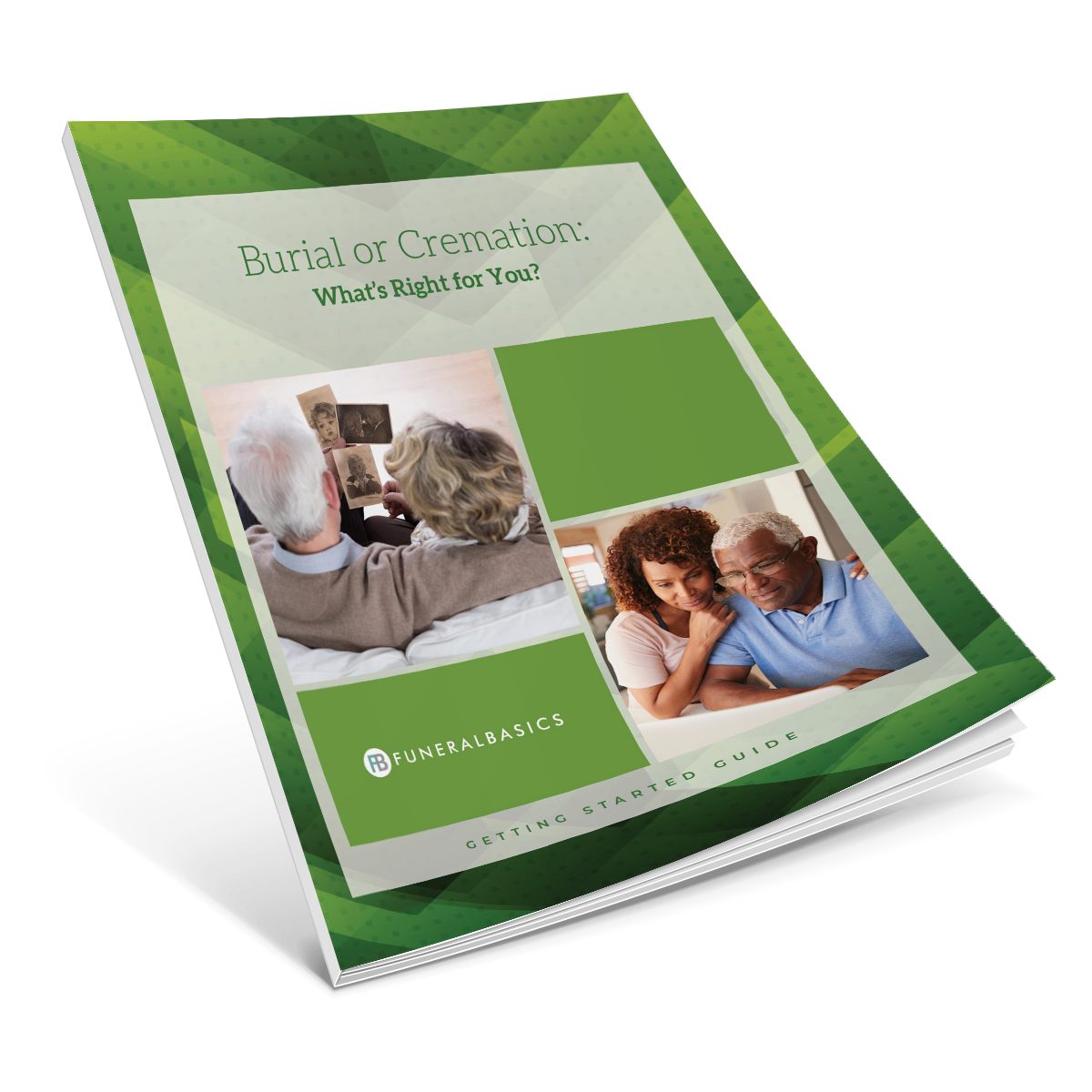 a green book about burial or cremation services.