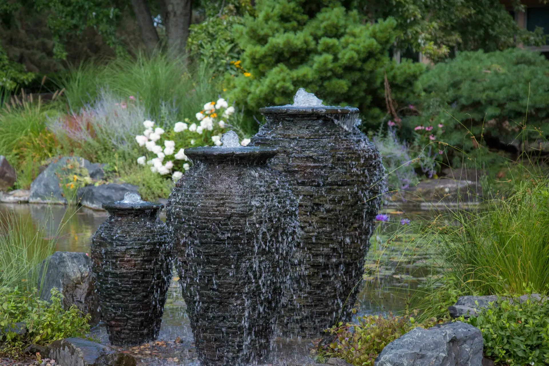 Transform your garden with bespoke water features by Melbourne landscape contractors