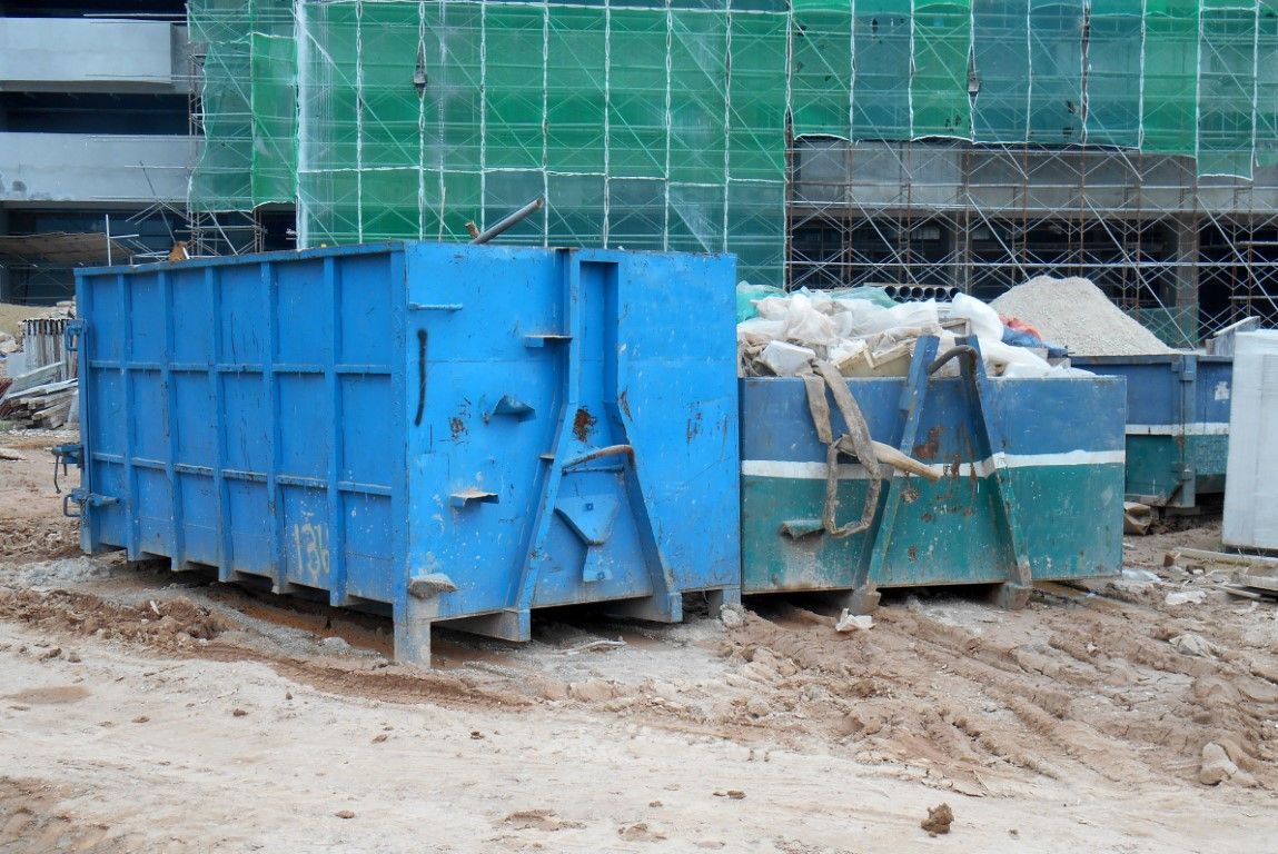 large bin for collecting junk