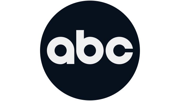 ABC logo is in a black circle on a white background.