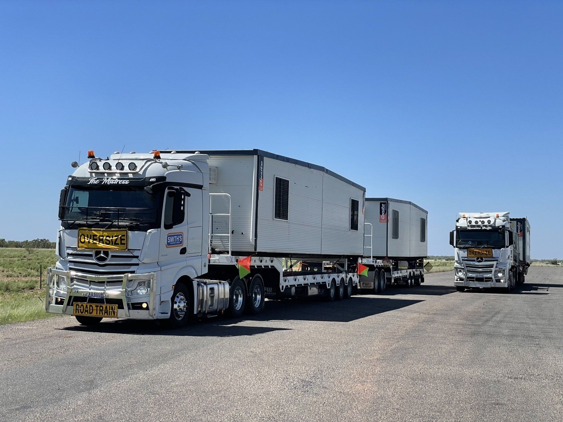 Smith's Vehicle on Site  — Transport & Equipment Hire in Moranbah, QLD