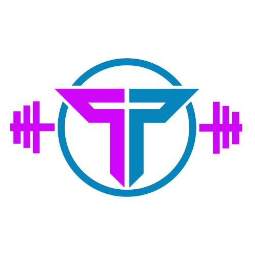 A purple and blue logo with a cross in a circle.