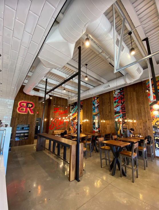 Inside of Black Rock Coffee Bar 