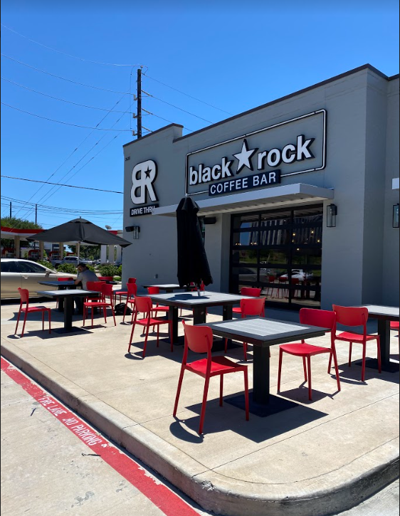 Outside of Black Rock Coffee Bar 