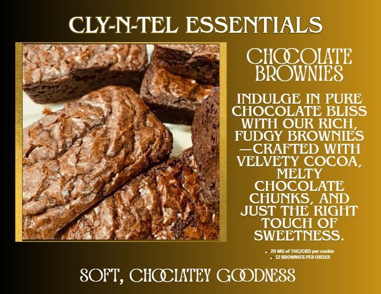 CLY-N-TEL'S INFUSED CHOCLATEY BROWNIES