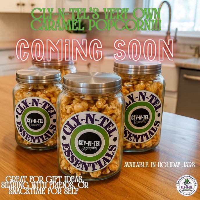 CHRISTMAS CARAMEL POPCORN JARS