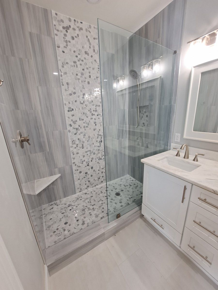 glass shower enclosure