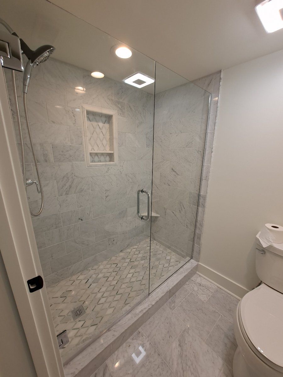 frameless design shower