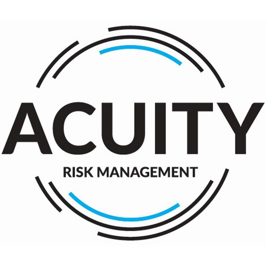 Un logotipo para una empresa llamada Agudeza Risk Management.