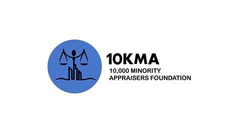 El logotipo de la fundación 10kma 10.000 tasadores minoritarios.