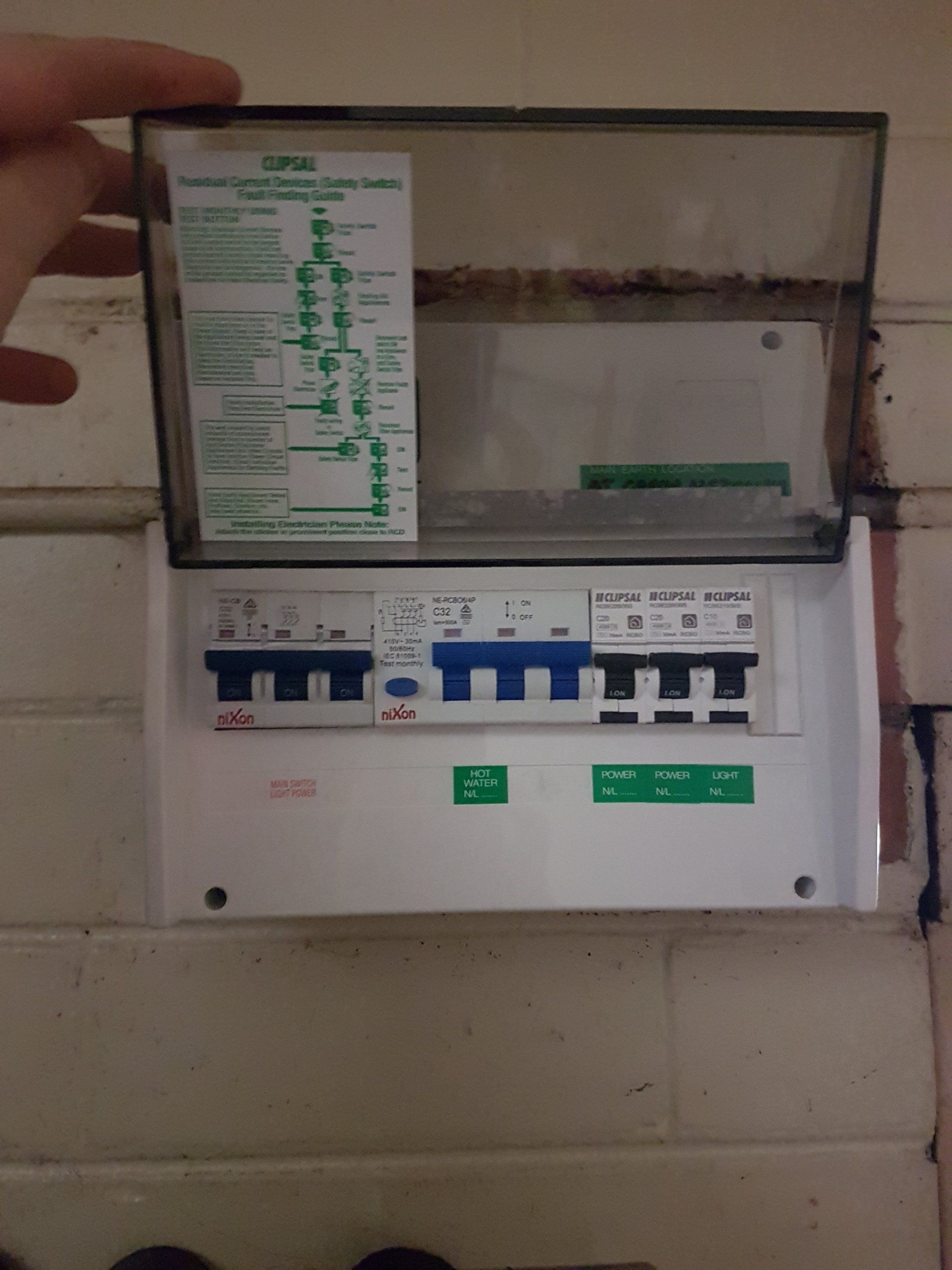 White Electrical Panel — Melbourne, VIC — Youings Electrical Services