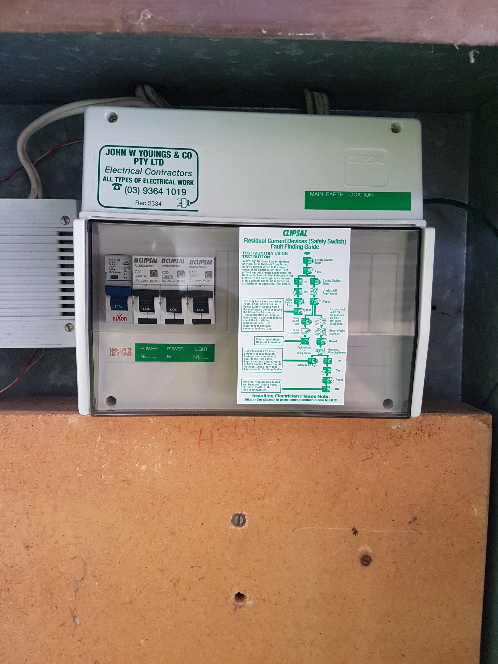 Electrical Panel — Melbourne, VIC — Youings Electrical Services