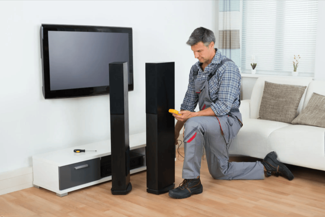 Home Audio Tech Installing Speaker