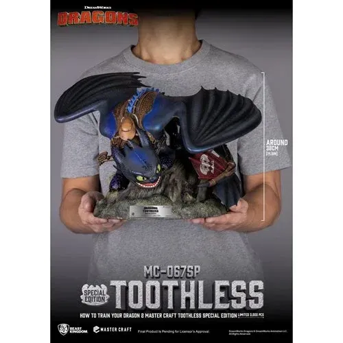 How to Train Your Dragon 2 Toothless MC-067SP Master Craft Statue