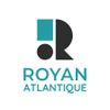Un logo bleu et noir pour royan atlantique