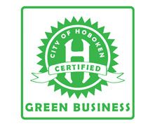 the city of hoboken is certified as a green business .