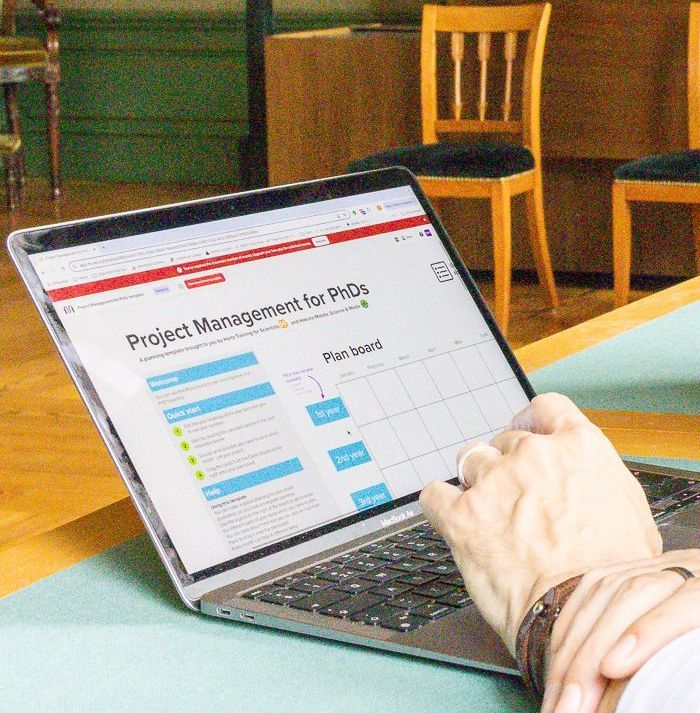 Projectmanagement for PhDs online tool