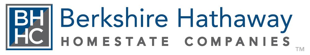 A blue progressive logo on a white background