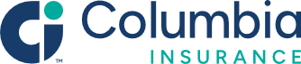 A blue progressive logo on a white background