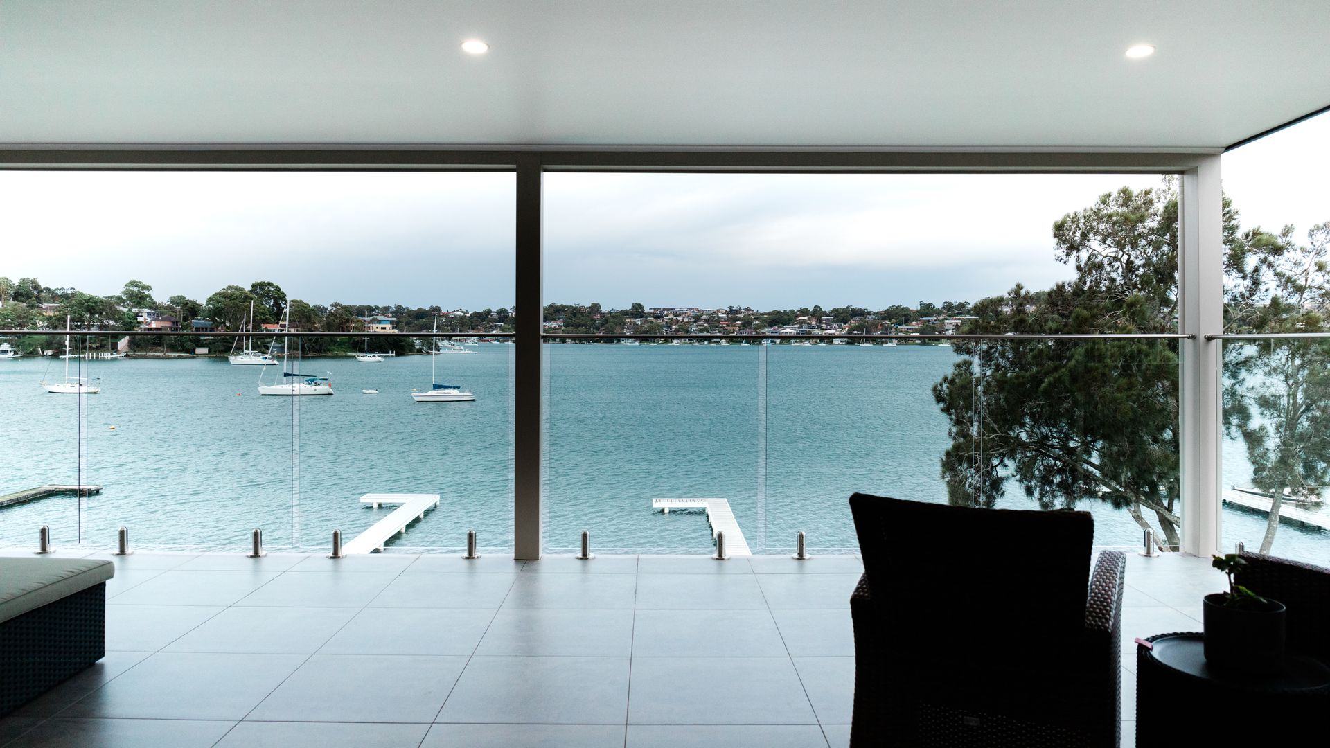 Luxury Home With Viewing Deck Overlooking the Marina — Custom Home Builders in the Hunter Valley