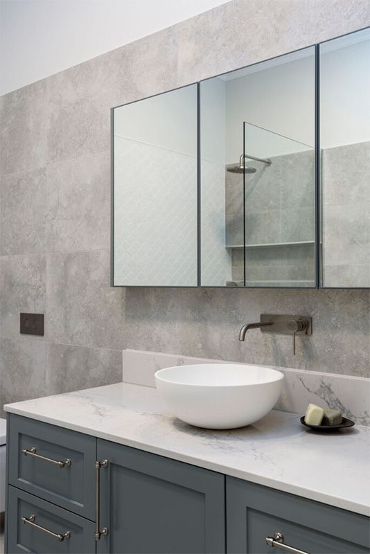 Modern Minimalist Bathroom Vanity — Custom Home Builders in the Hunter Valley