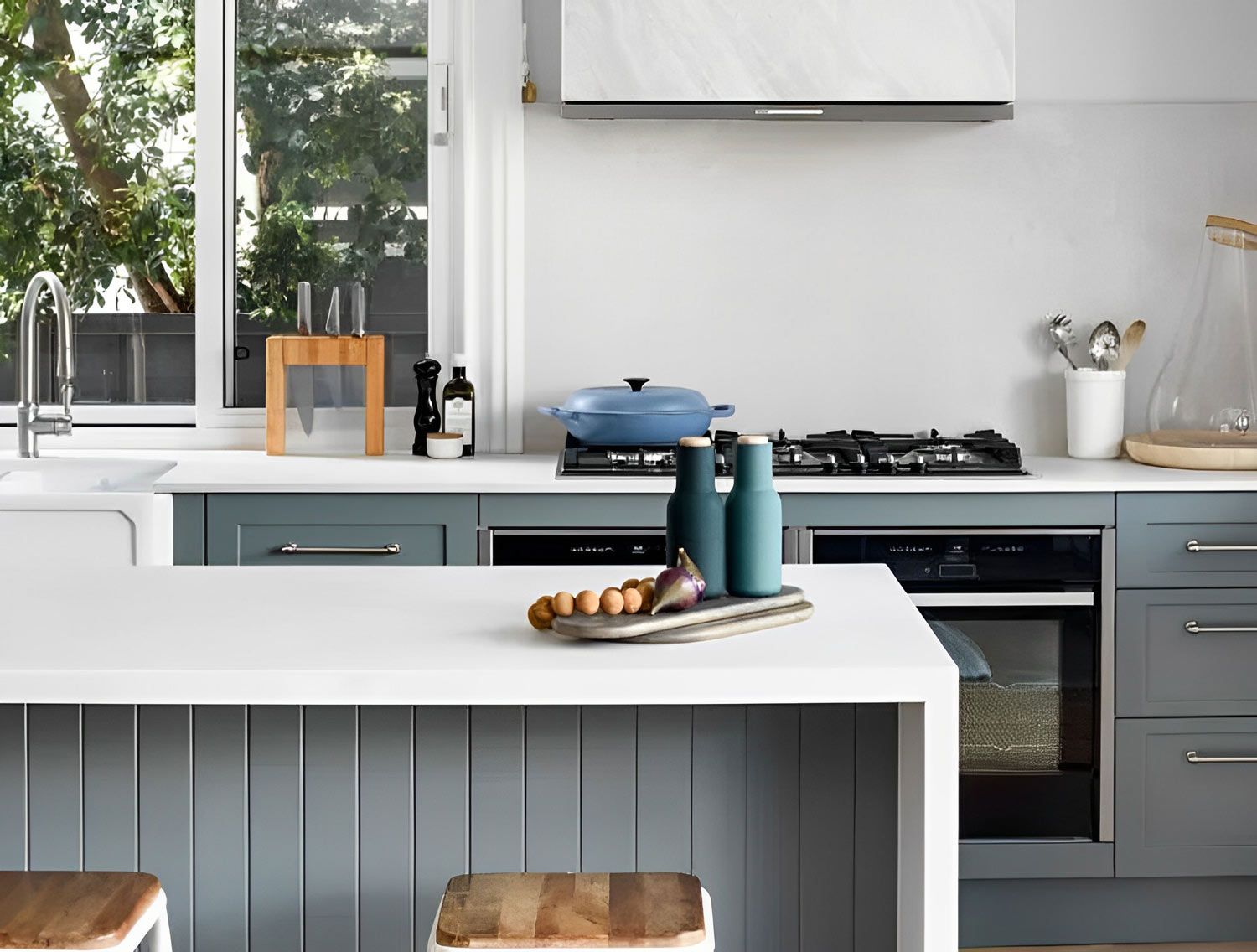 Elegant Kitchen Design With a Breakfast Bar — Custom Home Builders in the Hunter Valley