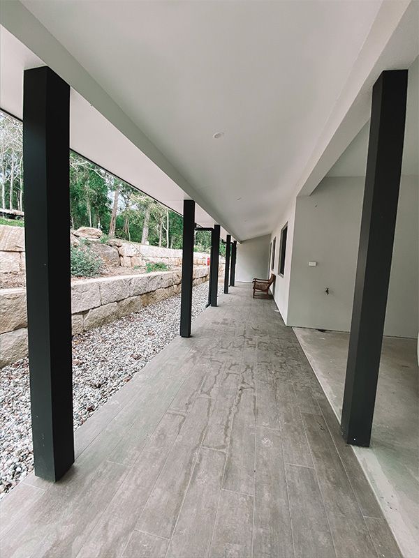 Covered Path at Side of the House — Custom Home Builders in the Hunter Valley