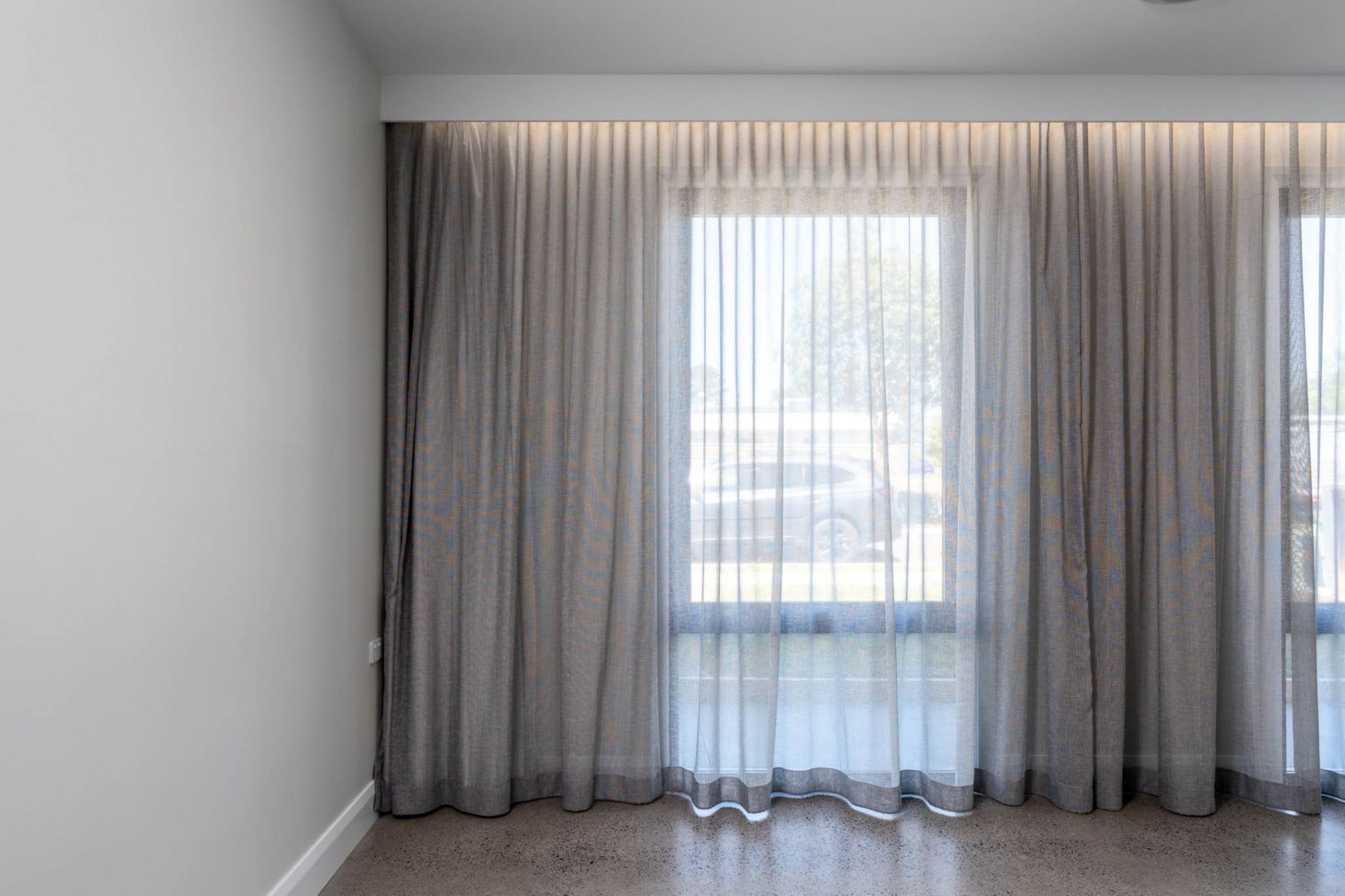 Window With Curtain — Custom Home Builders in the Hunter Valley