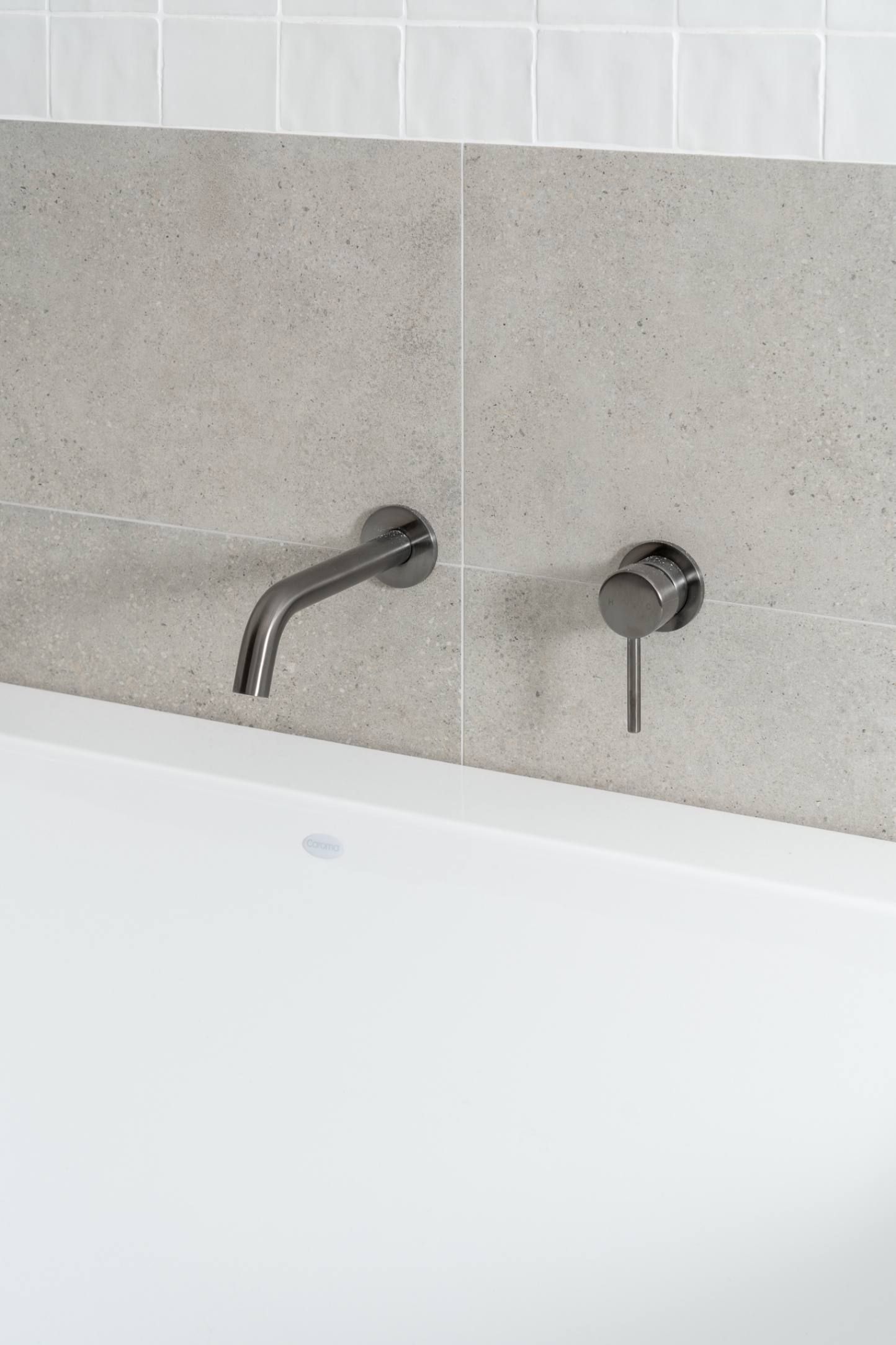 Close-up Of A Bathtub Faucet — Custom Home Builders in the Hunter Valley