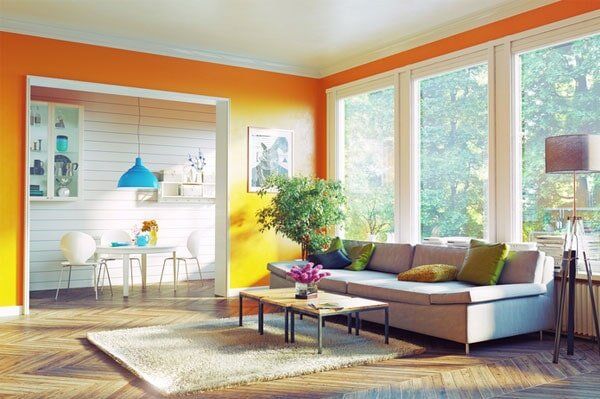 Windows Installation — Modern Living Room in Holden, MA