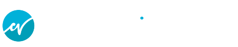 Ein blau-weißes Logo auf weißem Hintergrund.