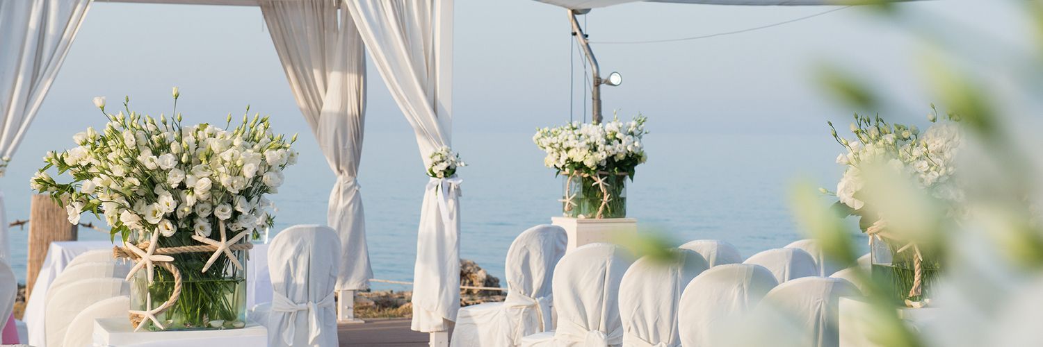 Mediterranean-style Wedding  in Southern Italy. Gay Marriage  ceremonies in Italy.