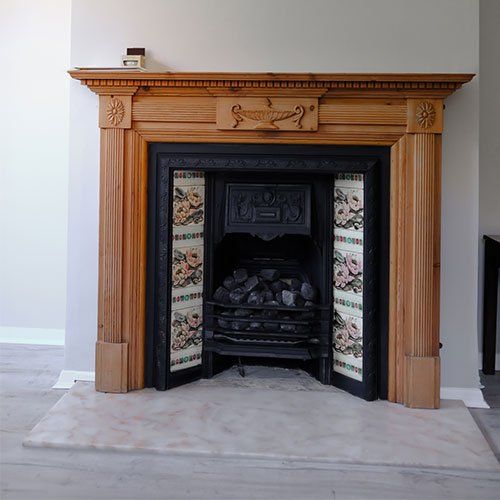Wooden Fireplace Mantel — Baton Rouge, LA — B&B Cabinets