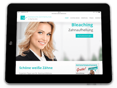Ästhetische Zahnbehandlung Karlsruhe: Zahnfarbene Füllungen, Bleaching, Veneers und mehr
