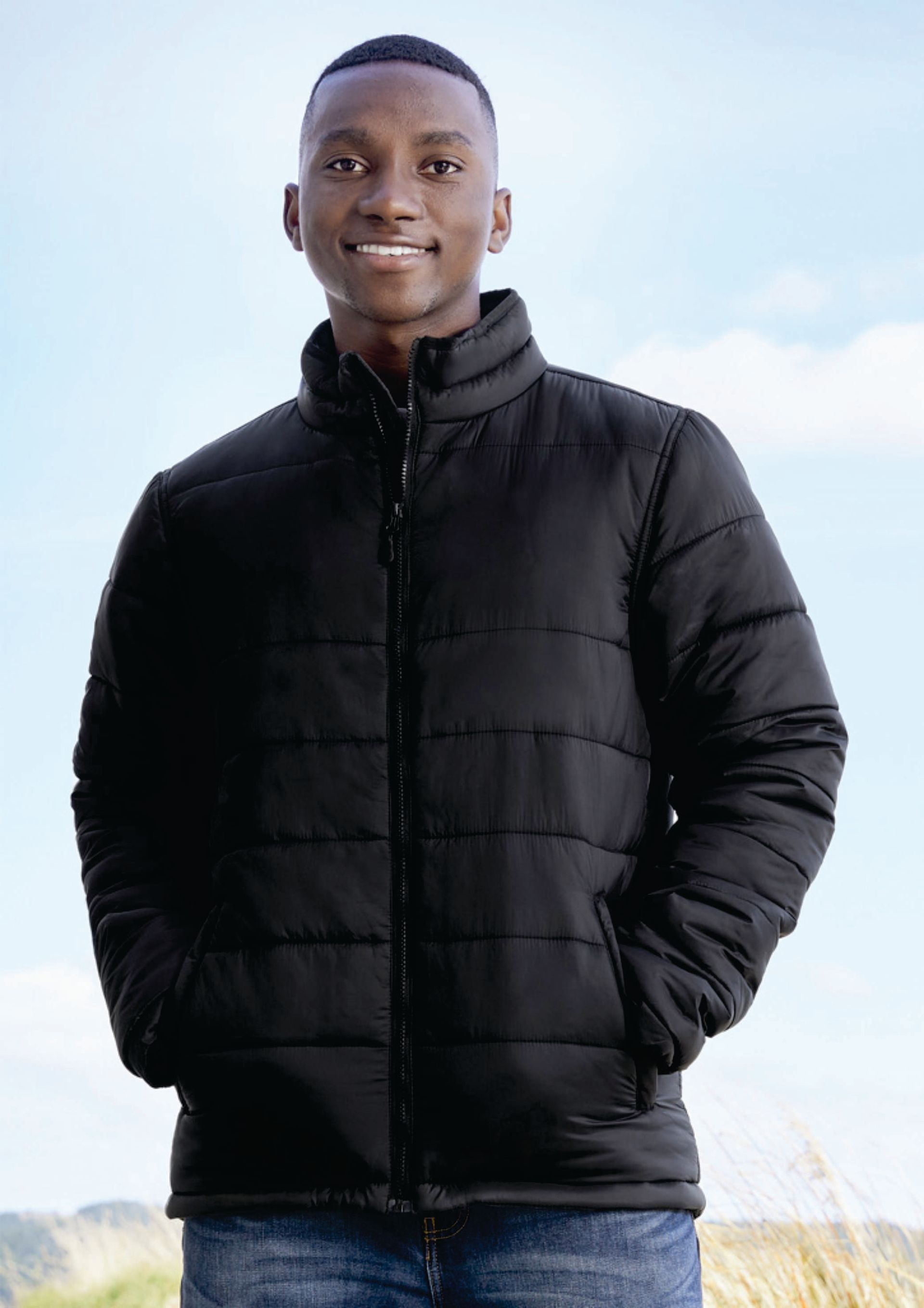 Man in a Black Work Jacket — Uniforms2U in Leumeah, NSW