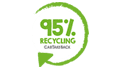 Mellor Metals 95% Recycling Logo