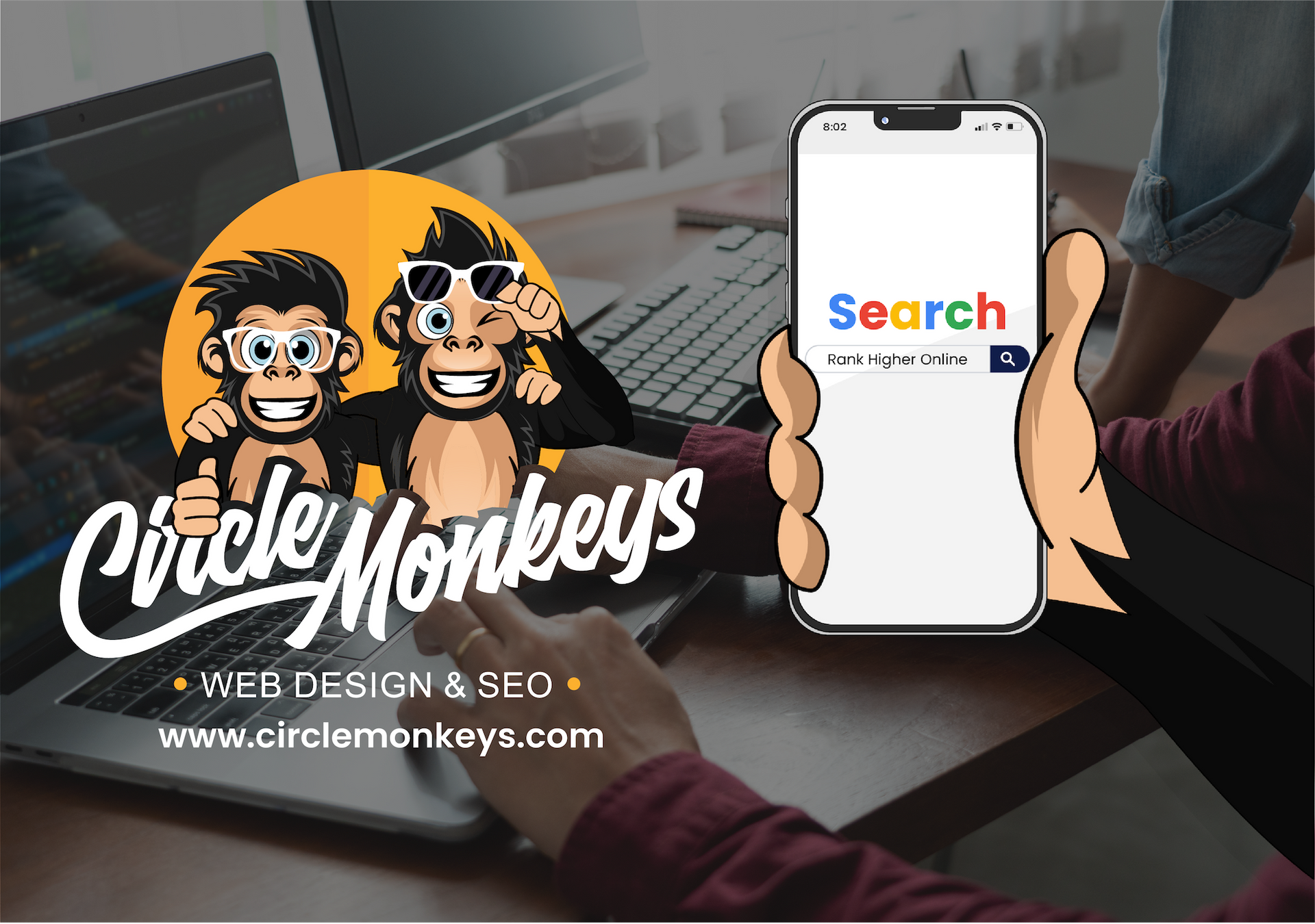 Monkey Email Service Contact Circle Monkeys - Web Design & SEO Services in Arizona