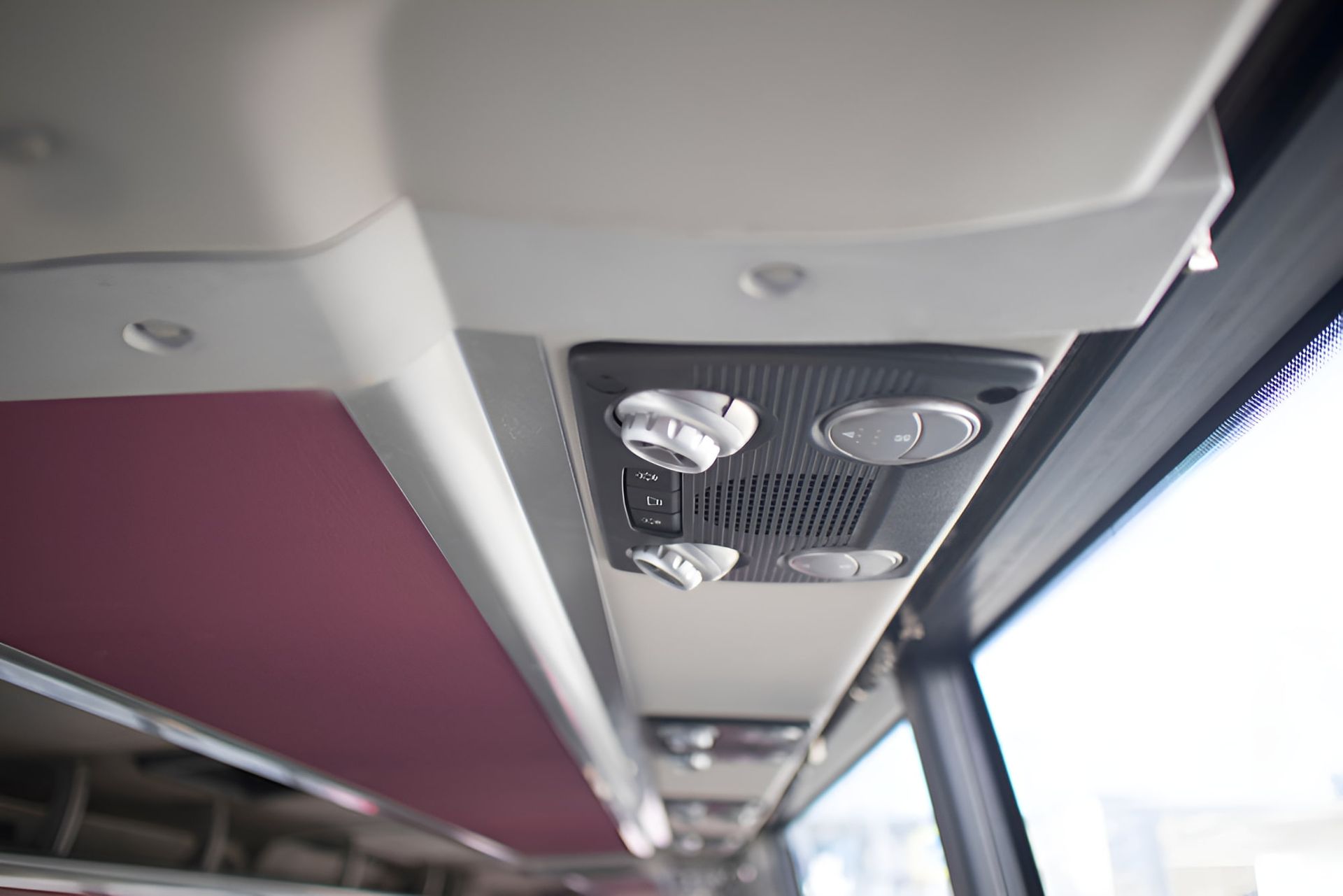 An Air Conditioner On The Ceiling Of The Bus — Lismore Tecnicair In South Lismore, NSW