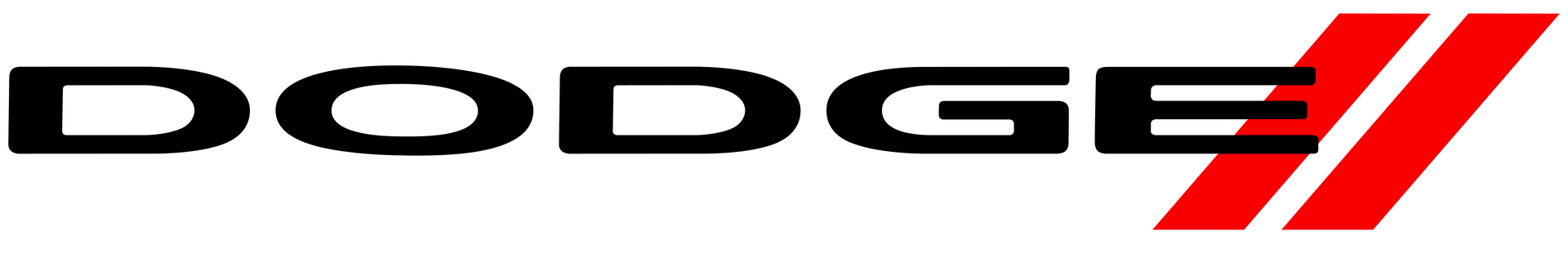 Dodge logo with the word