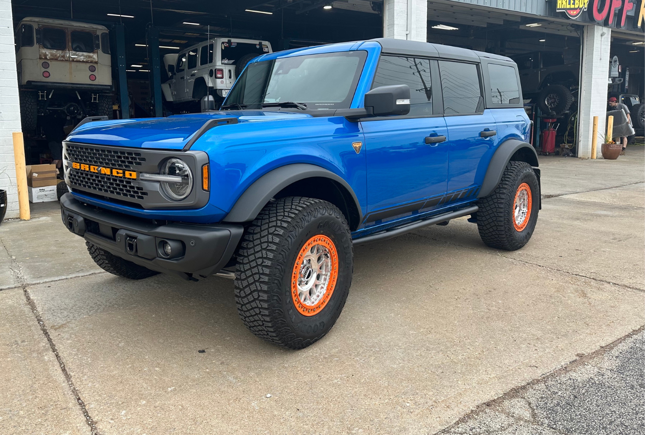 Ford F-150 with correctly matched suspension and lighting upgrades in St. Louis