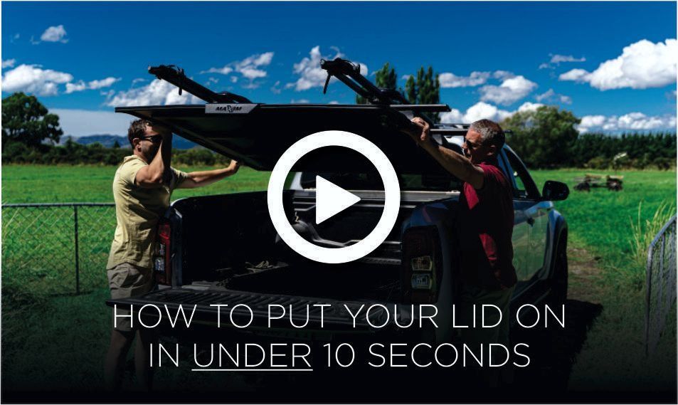 Youtube video about putting your Hard Lid OFF on under 10 seconds