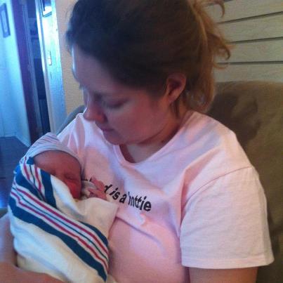 mother holding newborn baby - Heavenly Hands Birthing Center