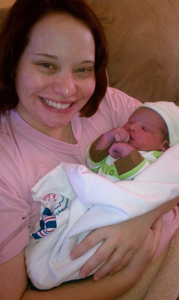 mother holding newborn baby - Heavenly Hands Birthing Center