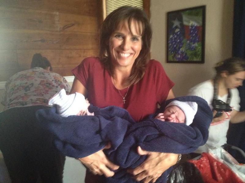 woman holding twins - Heavenly Hands Birthing Center