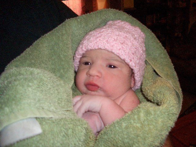 newborn baby wrapped in towel - Heavenly Hands Birthing Center