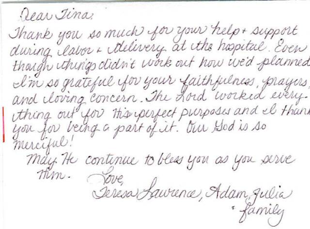 TESTIMONIALS: heavenly hands birthing center - Rockwall TX