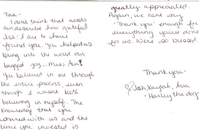 TESTIMONIALS: heavenly hands birthing center - Rockwall TX