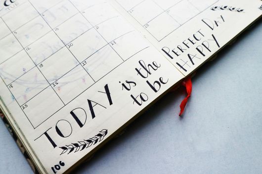 Open planner with 